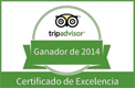 Certificado de TripAdvisor